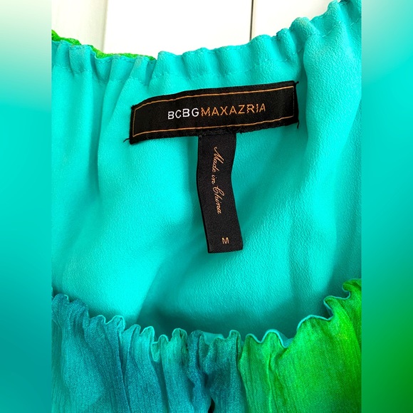 BCBGMaxAzria Chiffon Mini Dress size medium - Picture 2 of 4